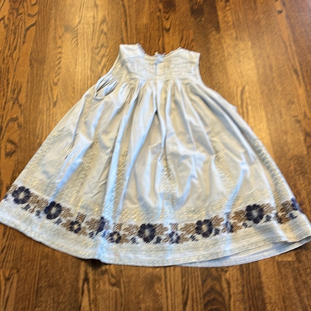 Free People Light Blue Floral Dress - Picture 7 of 8